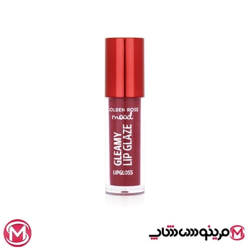 لیپ گلاس گلدن رز Golden Rose سری Gleamy Lip Glaze رنگ Plum Glaze شماره 206 — تصویر ۱۰