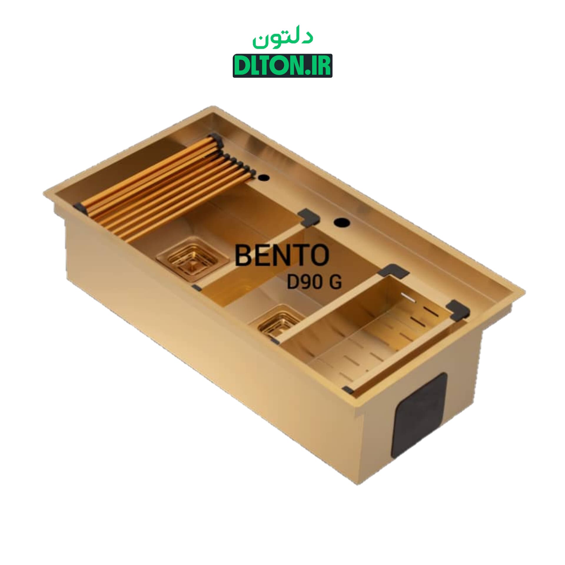 سینک ظرفشویی بنتو مدل D90G توکار — تصویر ۲