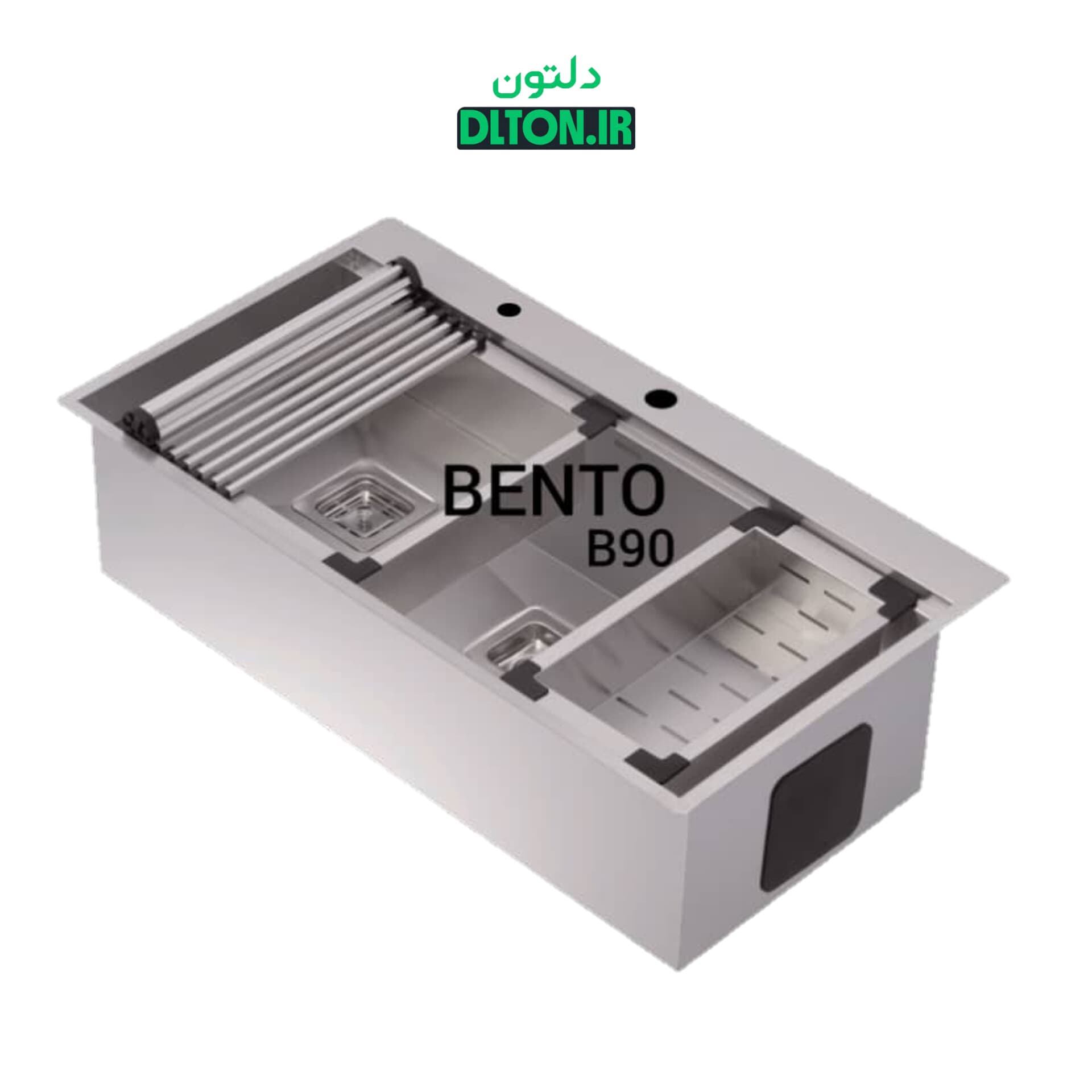 سینک ظرفشویی بنتو مدل B90 توکار — تصویر ۲