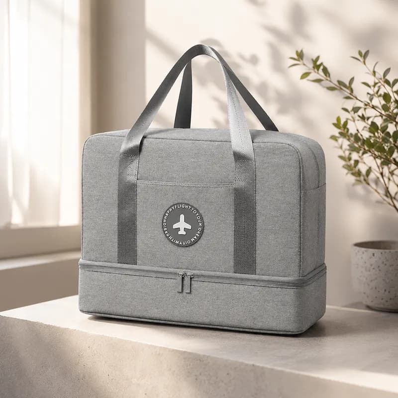 ساک مسافرتی لباس و کفش برزنتی TRAVEL BAG — تصویر ۲