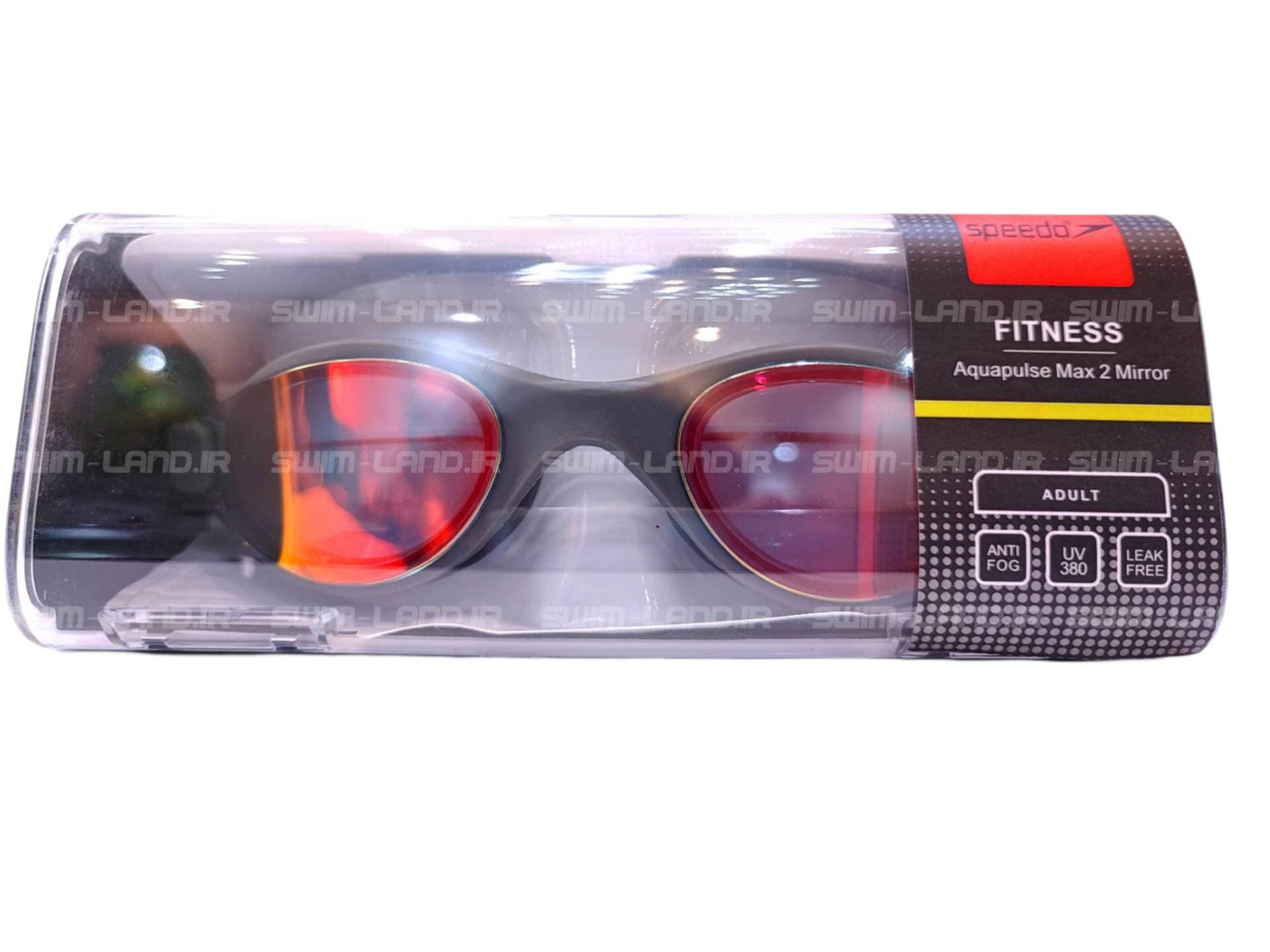 عینک شنای اسپیدو طوسی مدل فیتنس کد fit2 — تصویر ۱۰