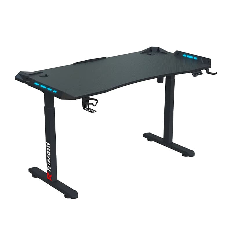میز گیمینگ موتور دار ردراگون مدل GD-3300-M 140cm LED