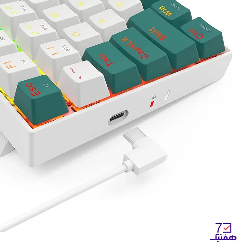 کیبورد بی سیم مکانیکال گیمینگ ردراگون Redragon K678 WG Pro — تصویر ۷