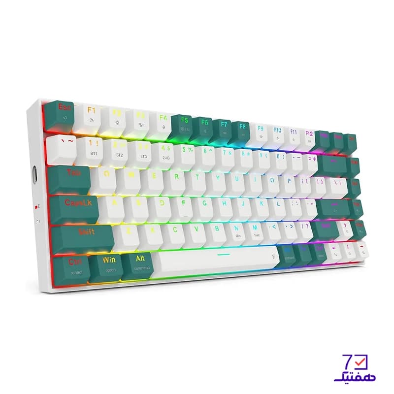 کیبورد بی سیم مکانیکال گیمینگ ردراگون Redragon K678 WG Pro — تصویر ۴
