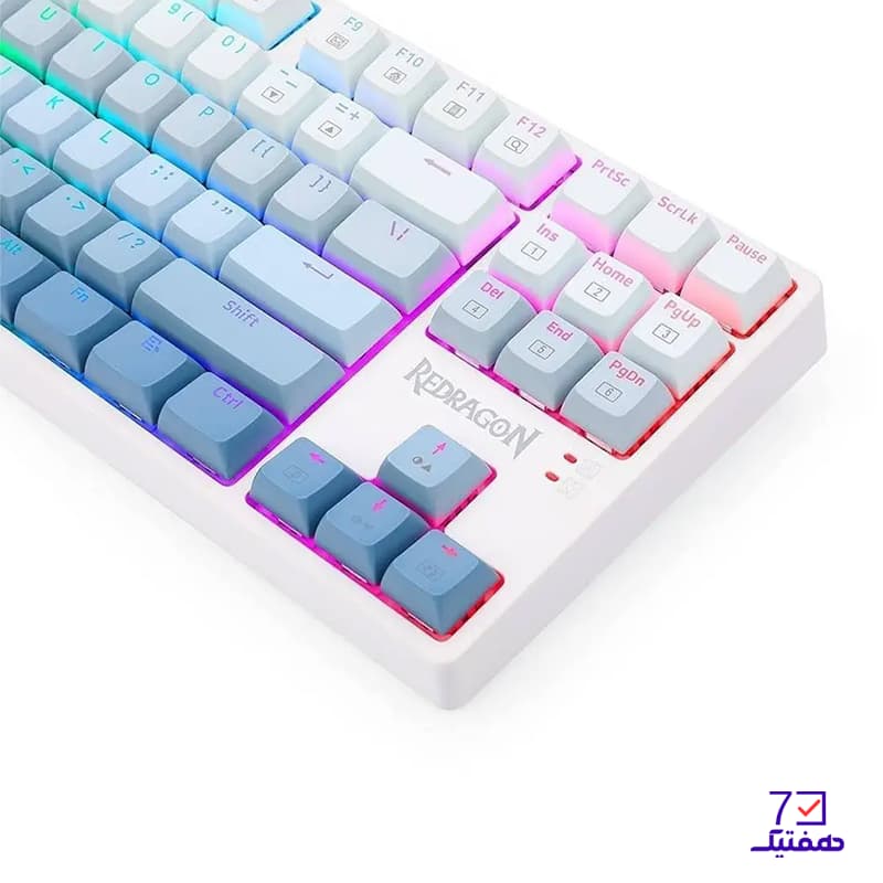 کیبورد بی سیم مکانیکال گیمینگ ردراگون Redragon K645 WGB RGB — تصویر ۴