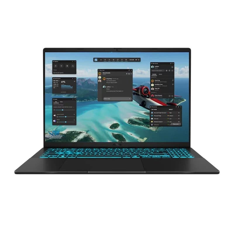 لپ تاپ 16 اینچی ایسوس مدل ASUS V16 V3607VM Core7-240H 16GB 1TB SSD RTX5060 8GB — تصویر ۲