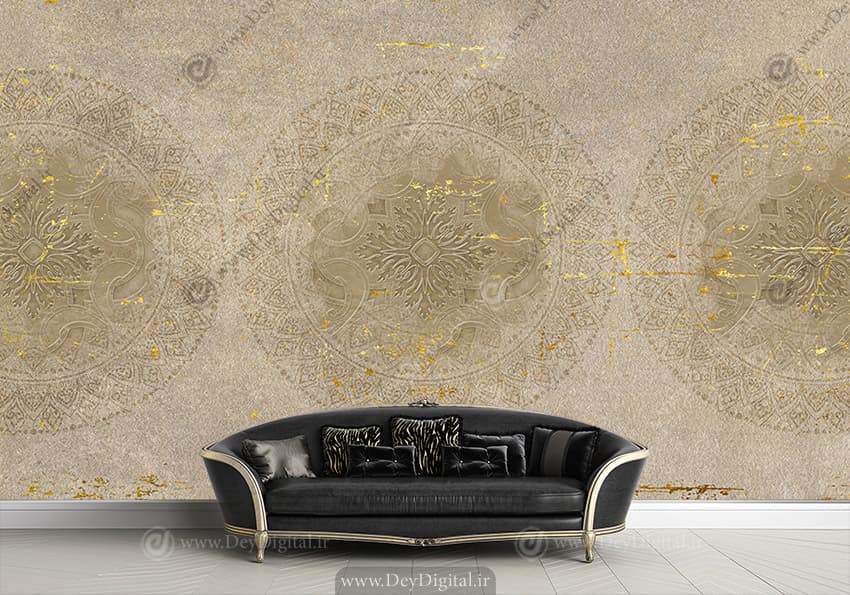 پوستر دیواری شیک و ساده طرح پتینه WA-4792