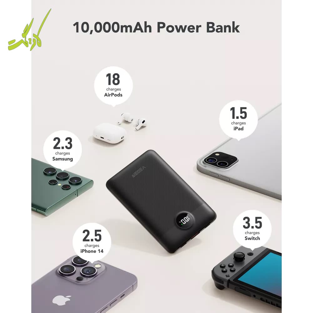 پاوربانک برند وگر مدل VEGER PowerBank C11 10000 W1170 — تصویر ۷