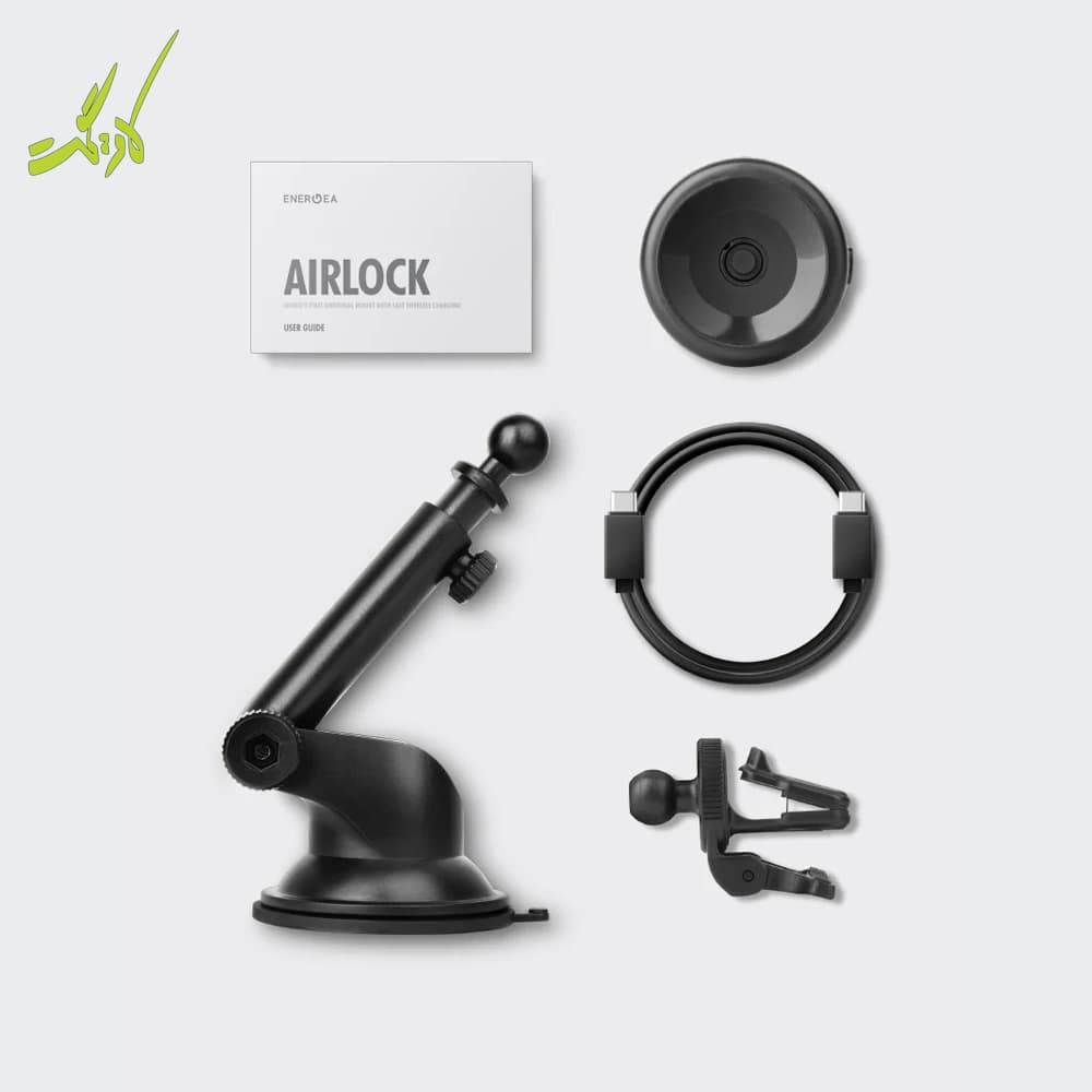 پایه نگهدارنده خودرو و شارژر بیسیم انرژیا Energea AirLock — تصویر ۹
