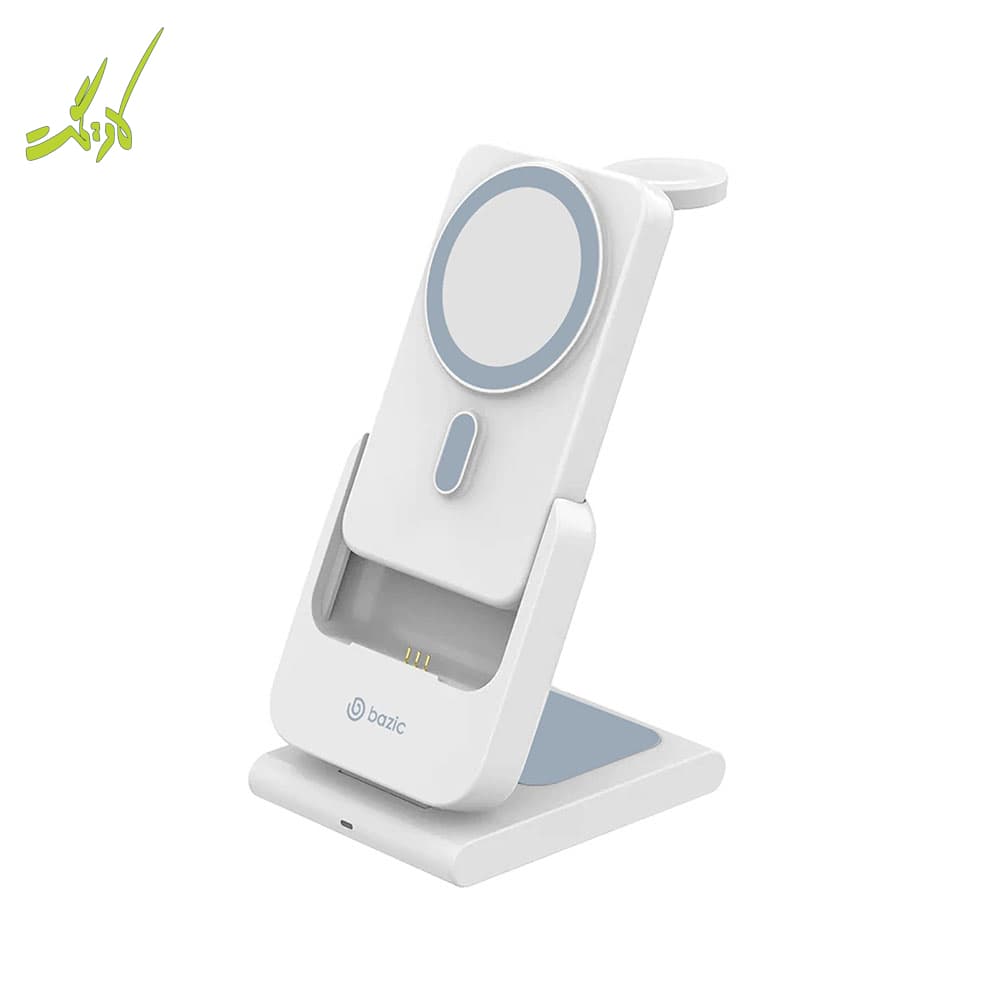 پاوربانک و شارژر وایرلس مگسیف 4 کاره بازیک Bazic GoMag Flex 10K