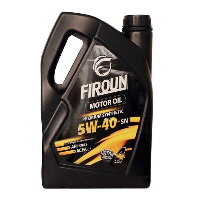 روغن موتور 5W-40SN برند فیرون 4 لیتری کارتن 1 عددی و 4 عددی | Engine oil 5W-40SN, Firon brand, 4 liters,