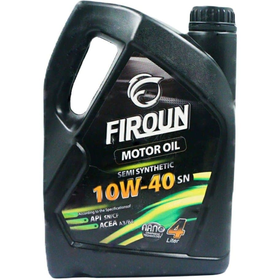 روغن موتور 10W-40 SN برند فیرون 4 لیتری کارتن 1 عددی و 4 عددی | Engine oil 10W-40 SN, Firon brand, 4 liters