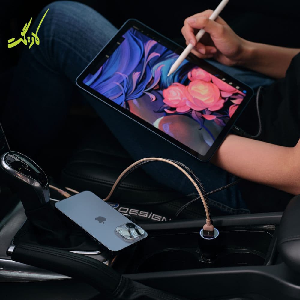 شارژر فندکی آدام المنتس ۸۳ وات AdamElements Omnia C1 Pro — تصویر ۷