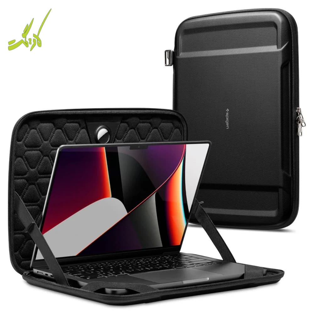 کیف اسپیگن مدل Spigen Rugged Armor Pro مناسب برای لپ تاپ تا 16 اینچ