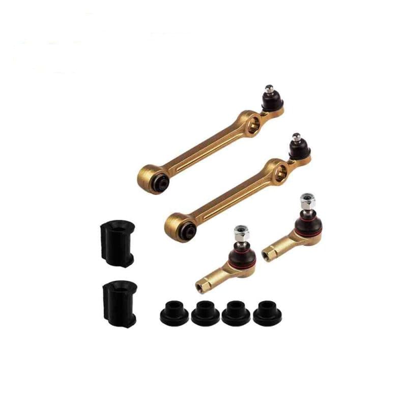 کیت جلوبندی پراید ۱۴ تیکه با بوش لاستیکی رفیع نیا | Pride Front Bumper Kit 14 Pieces with Rubber Bushing Rafi Nia