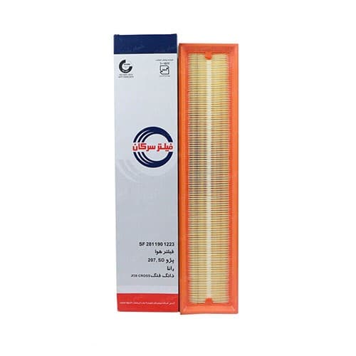 فیلتر هوا بلند پژو 206 سركان | Long air filter 206 Serkan