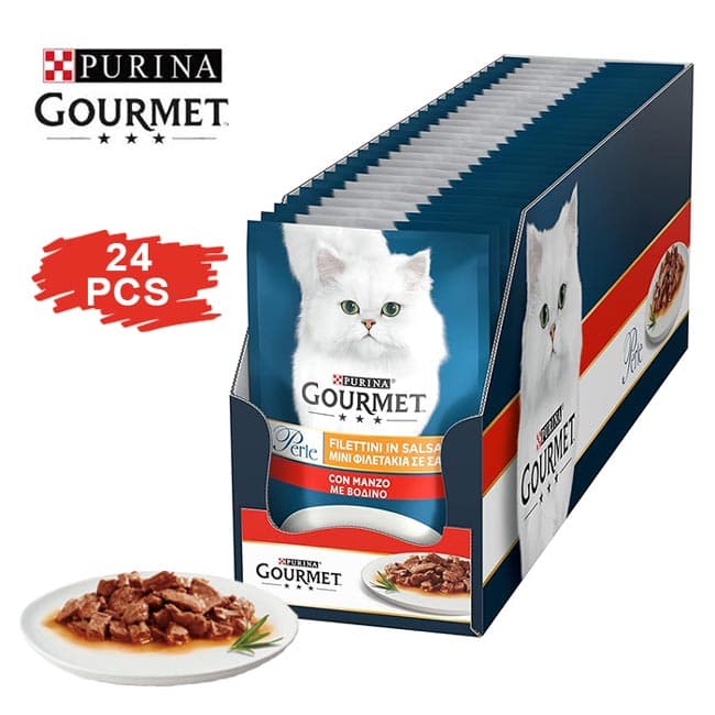 پوچ گربه گورمت گوساله 24 عددی