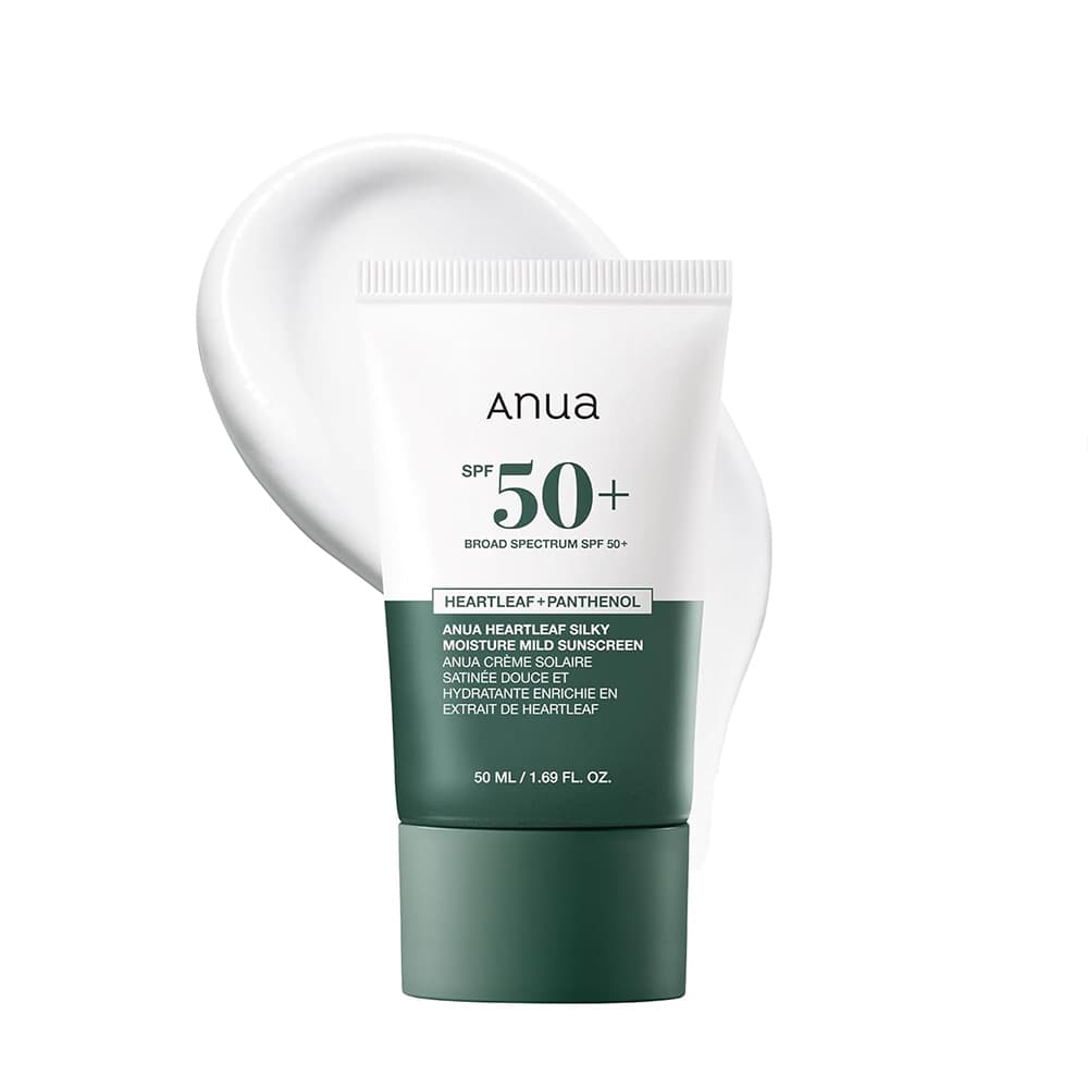 ضد آفتاب مرطوب کننده آنوا ANUA مدل HEARTLEAF SILKY MOISTURE با SPF +50 حجم 50 میل — تصویر ۵