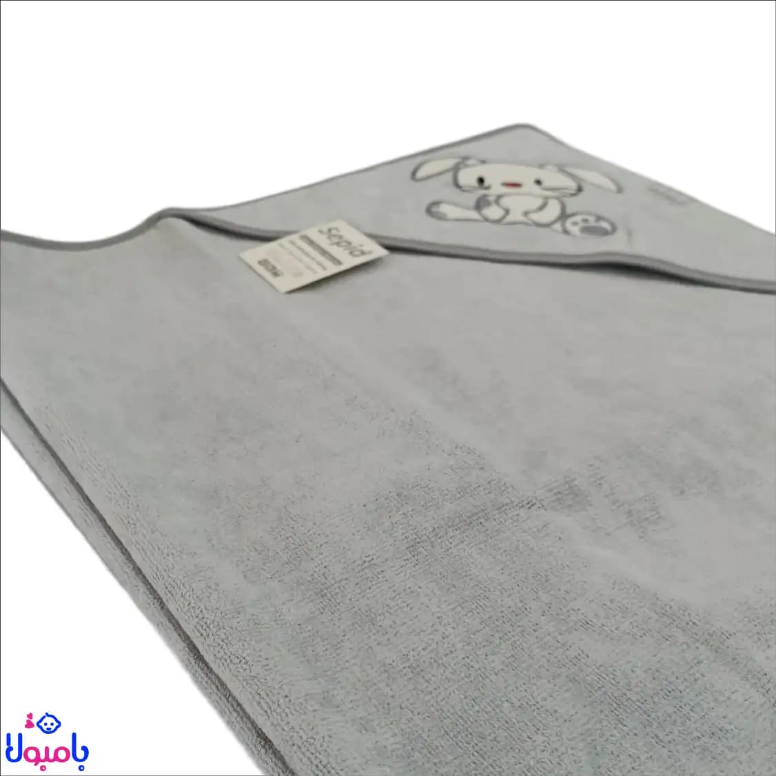 حوله بچه گانه کلاه دار 90*90 سانتی متر — تصویر ۵
