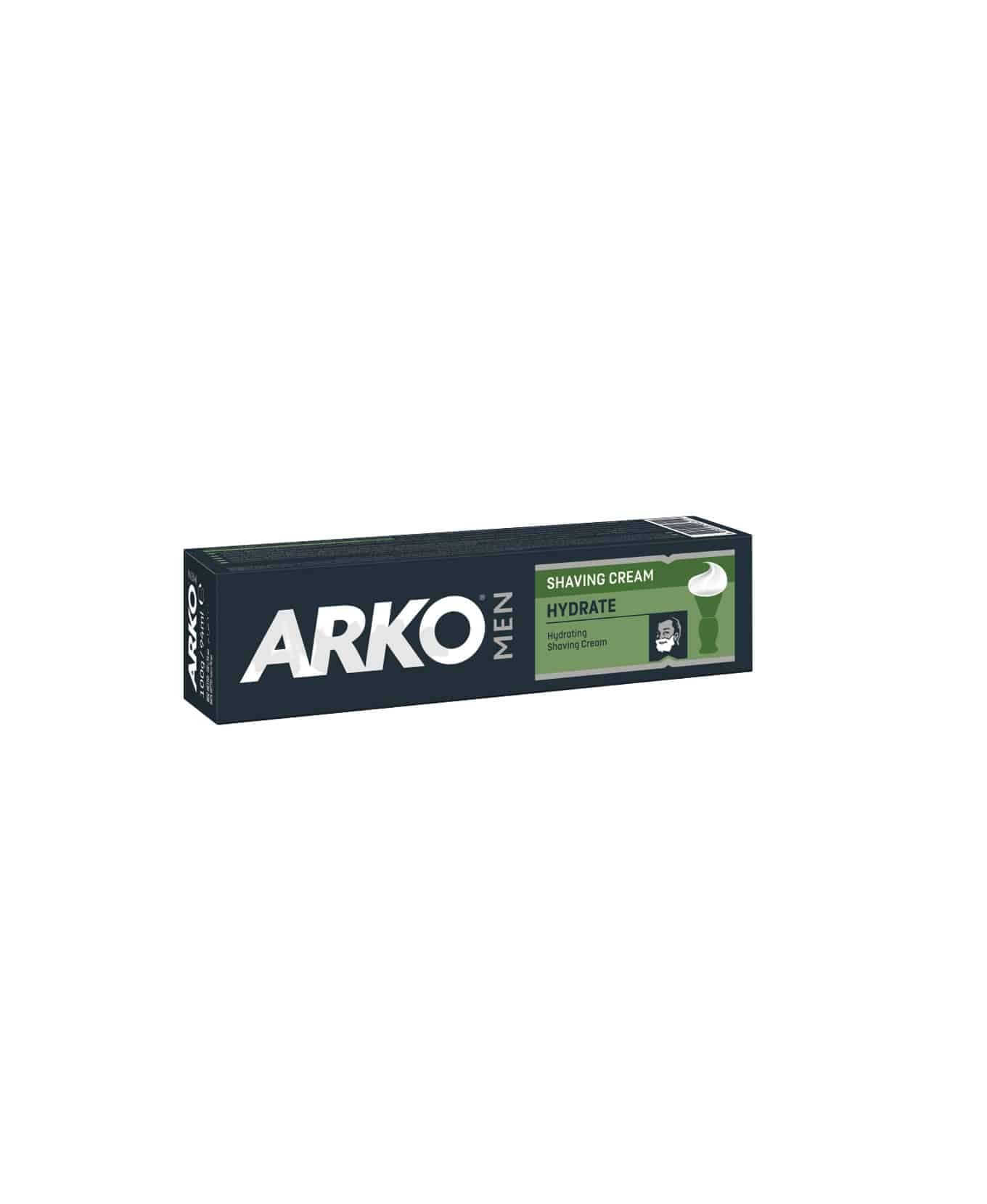 خمیر اصلاح مردانه آرکو ARKO سری HYDRATE مدل SHAVING CREAM حجم 100 میل