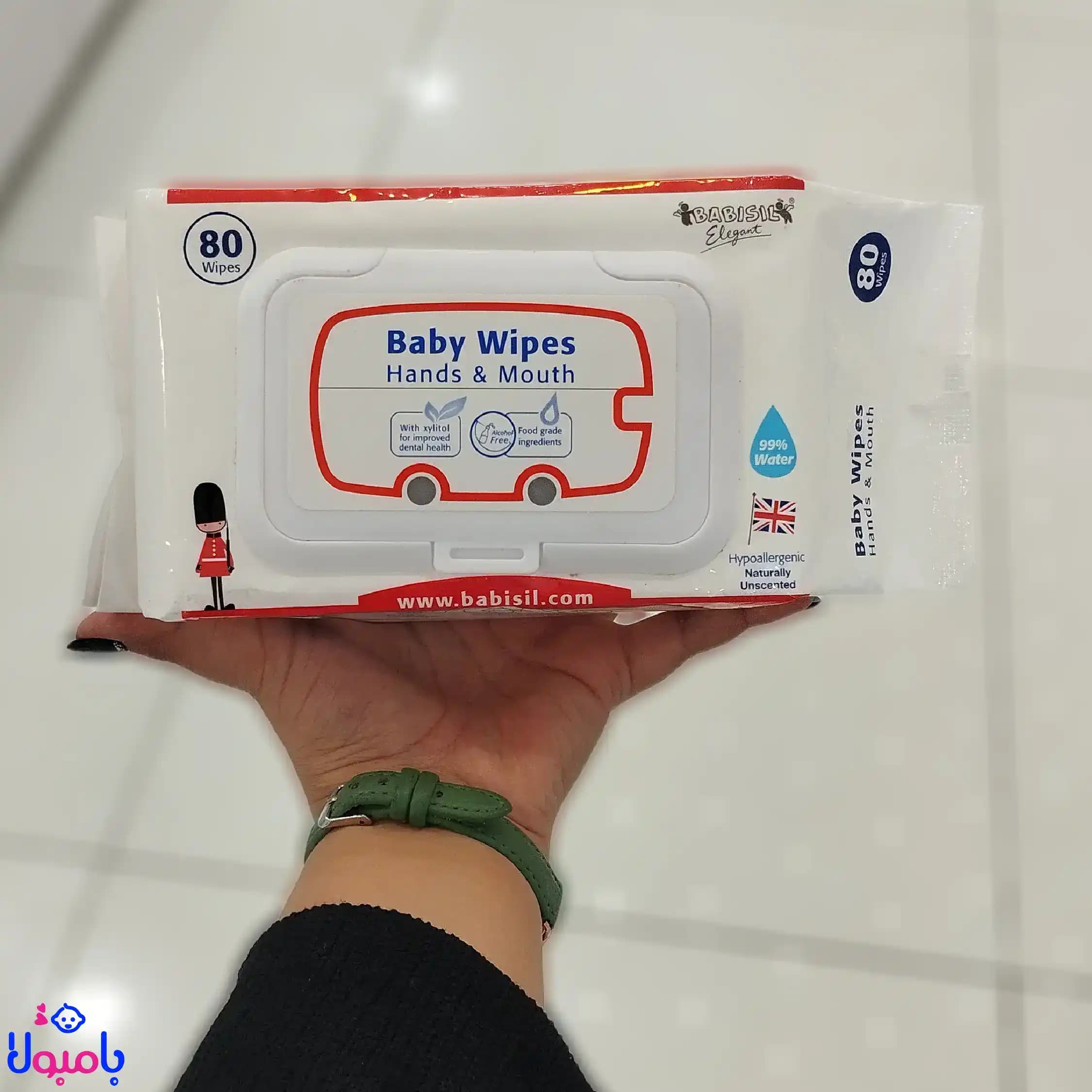 دستمال مرطوب کودک ۸۰ عددی Babisil — تصویر ۳