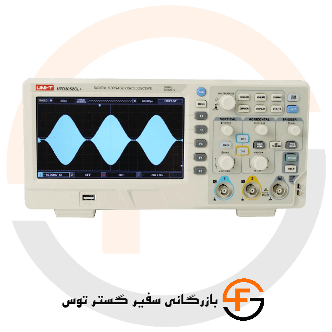 اسیلوسکوپ یونیتی مدل+UNI-T UTD2052CL — تصویر ۳