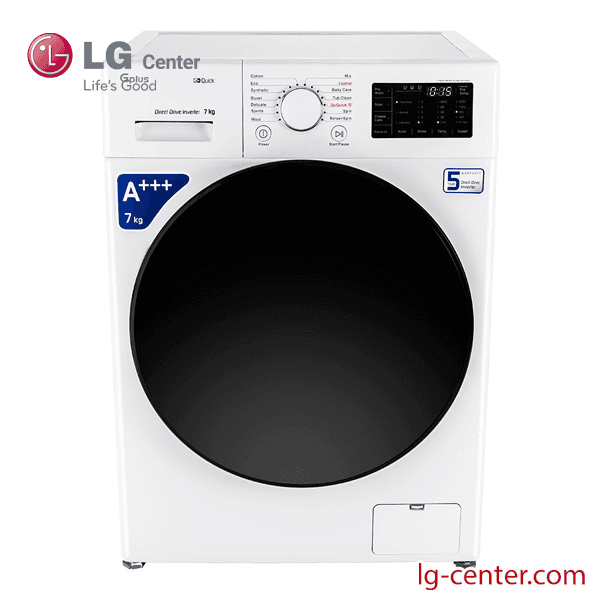 ماشین لباسشویی 7 کیلویی جی‌پلاس مدل GWM-L730W