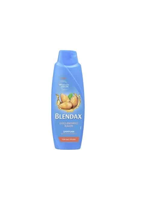 شامپو تقویت کننده بلنداکس BLENDAX مدل GUCLENDIRI BAKIM حاوی روغن بادام حجم 500 میل