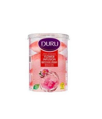 صابون لیوانی دورو DURU مدل FLOWER INFUSION بسته 4 عددی وزن 400 گرم