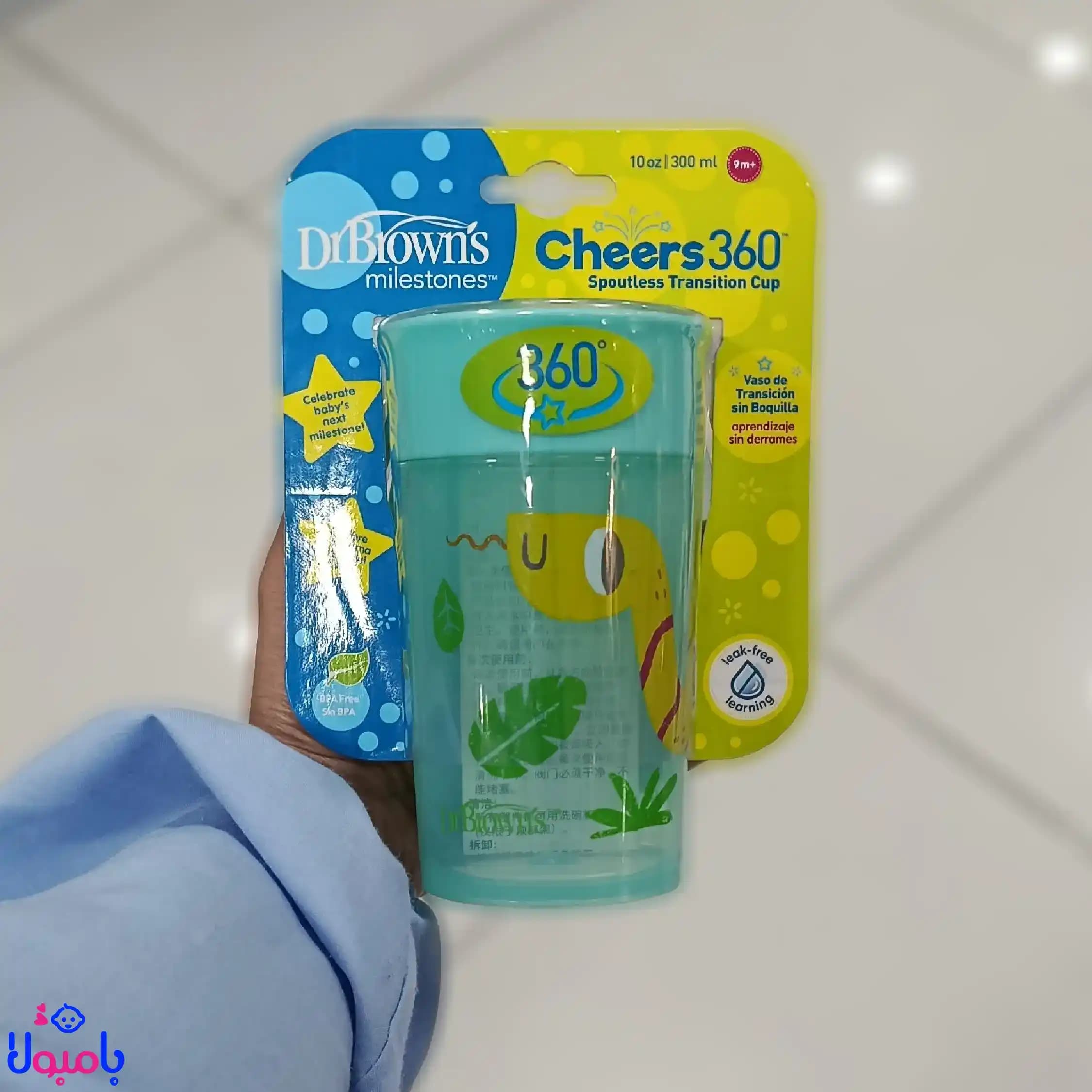 لیوان آموزشی ۳۶۰ دکتر براونز مدل Cheers — تصویر ۷