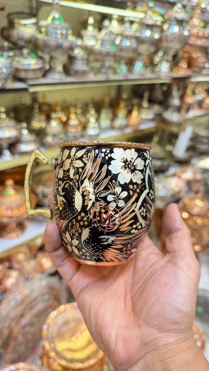 لیوان مسی گل بلبل