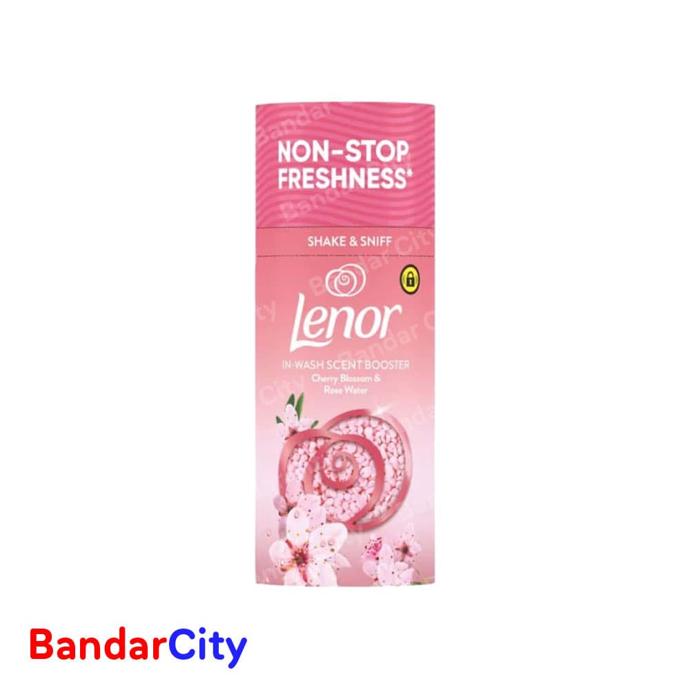 خوش بو کننده لباس لنور Lenor مدل شکوفه گیلاس و گلاب