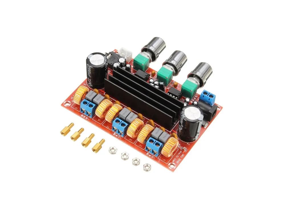 برد آمپلی فایر حرفه ای 2x50W+100W XH-M139 — تصویر ۶