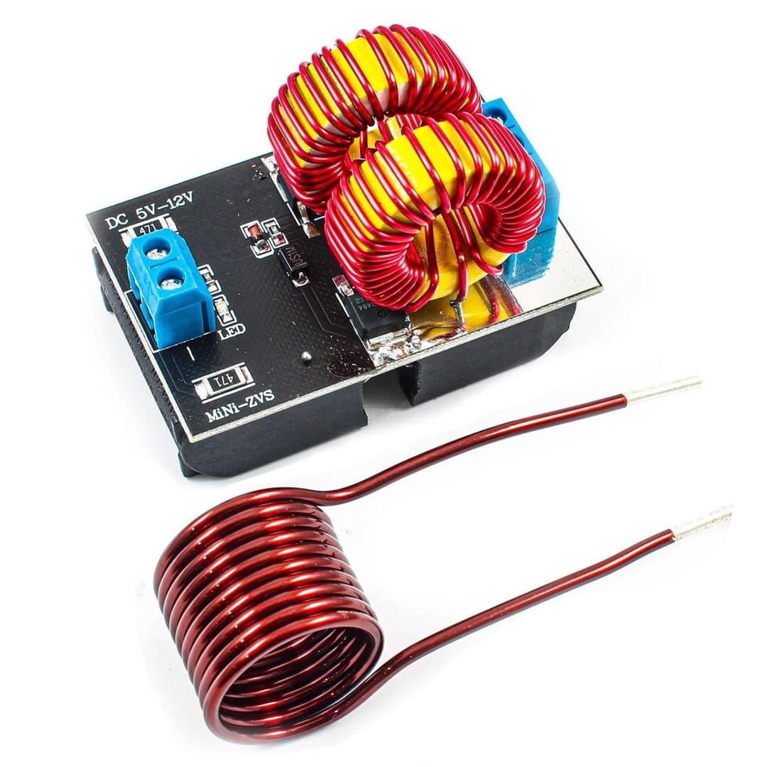 ماژول کوره القایی ZVS دارای محدوده ولتاژ ورودی 5v تا 12v