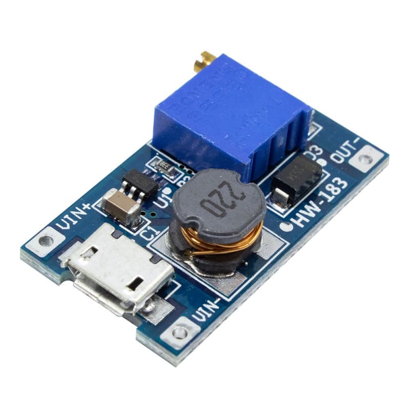 ماژول رگولاتور DC-DC افزاینده 2 آمپر با ورودی میکرو USB — تصویر ۵