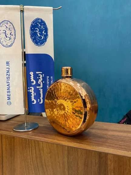 قمقمه مسی چکشی بزرگ — تصویر ۱۲