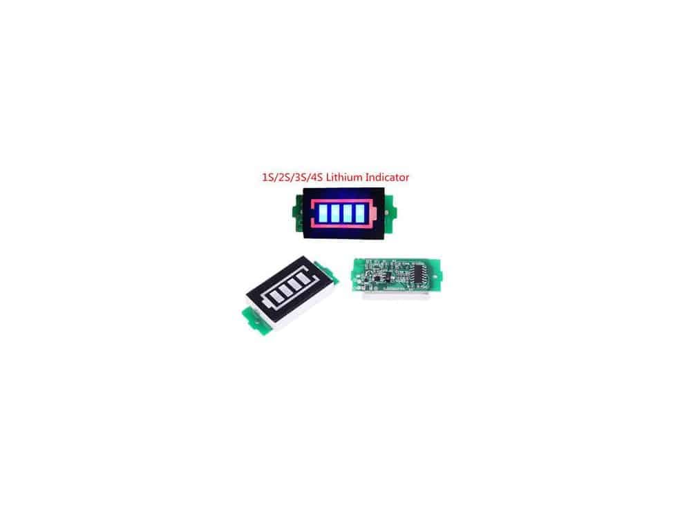 ماژول نمایشگر سطح شارژ باترى لیتیم سه سل 12.6V — تصویر ۳