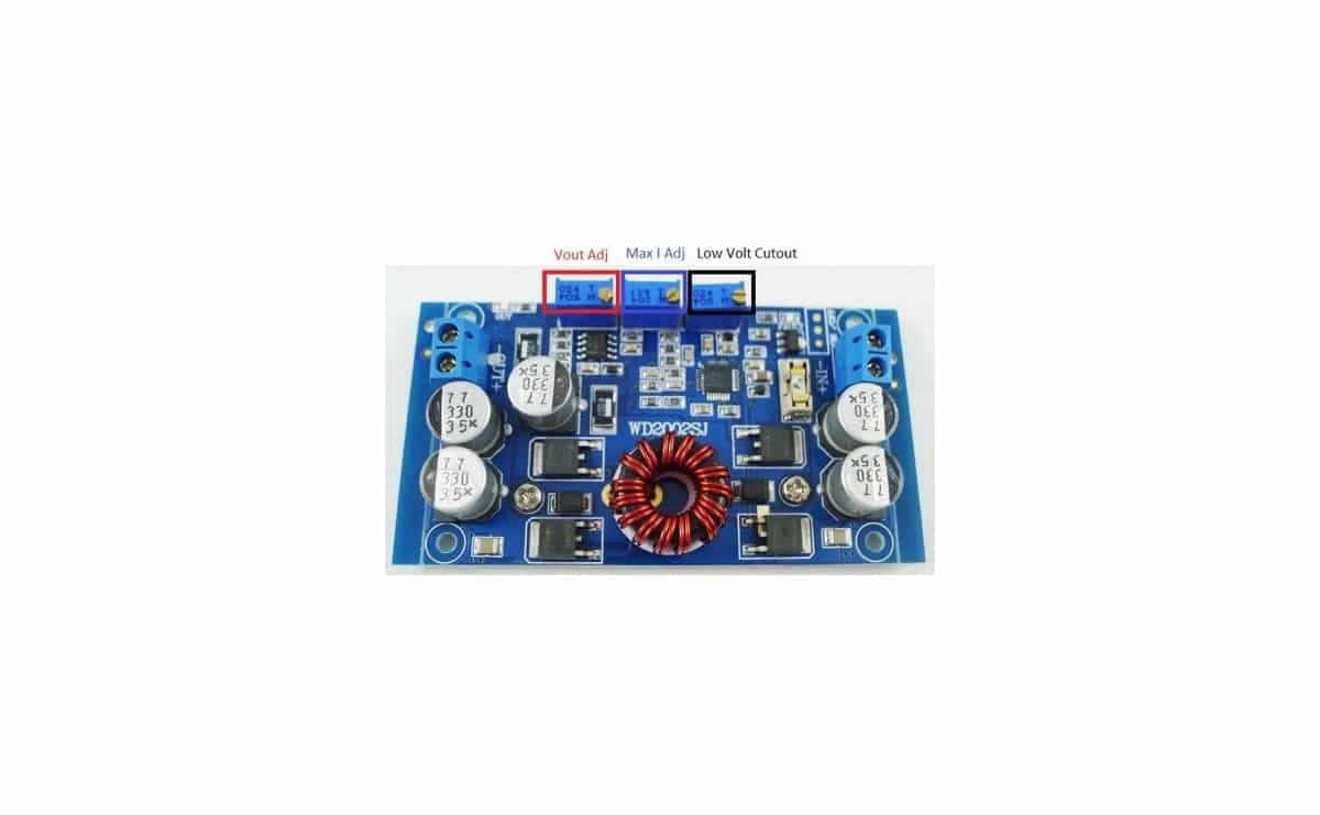 ماژول رگولاتور اتوماتیک DC به DC کاهنده – افزاینده LTC3780 مناسب برای شارژرهای خورشیدی — تصویر ۷