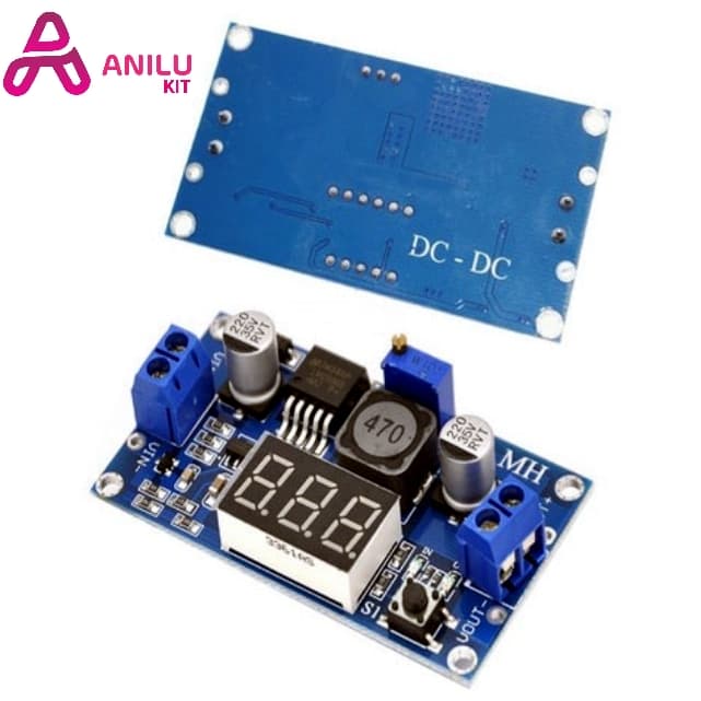 ماژول مبدل DC-DC LM2596 کاهنده خروجی به همراه نمایشگر — تصویر ۱۲