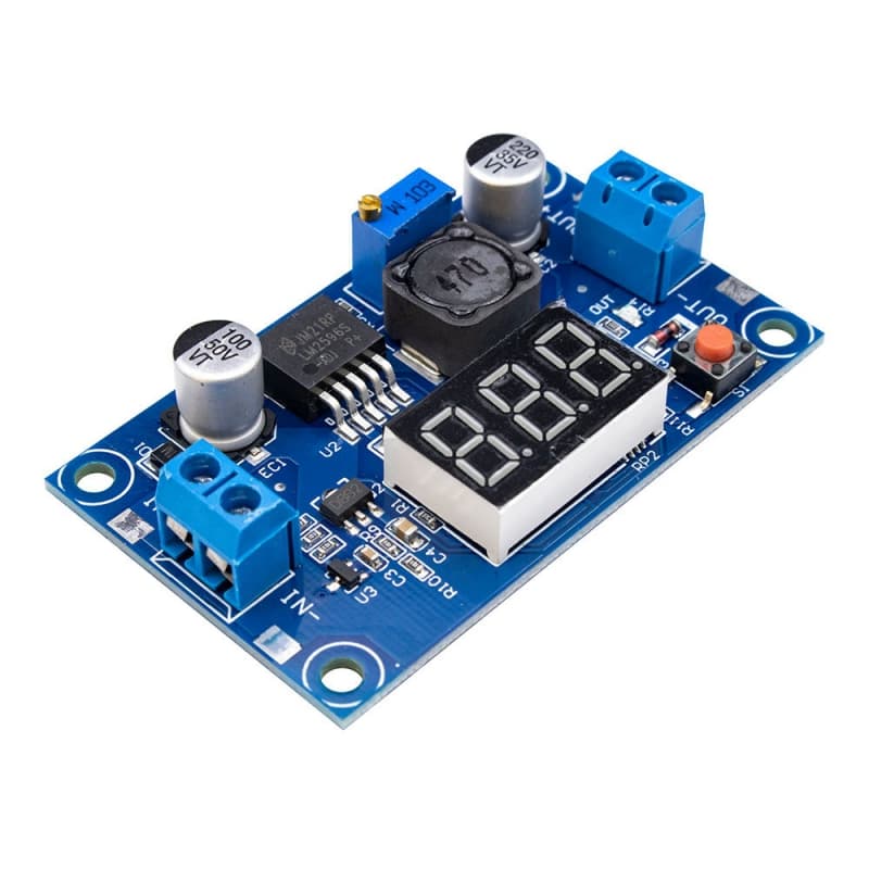 ماژول مبدل DC-DC LM2596 کاهنده خروجی به همراه نمایشگر — تصویر ۸