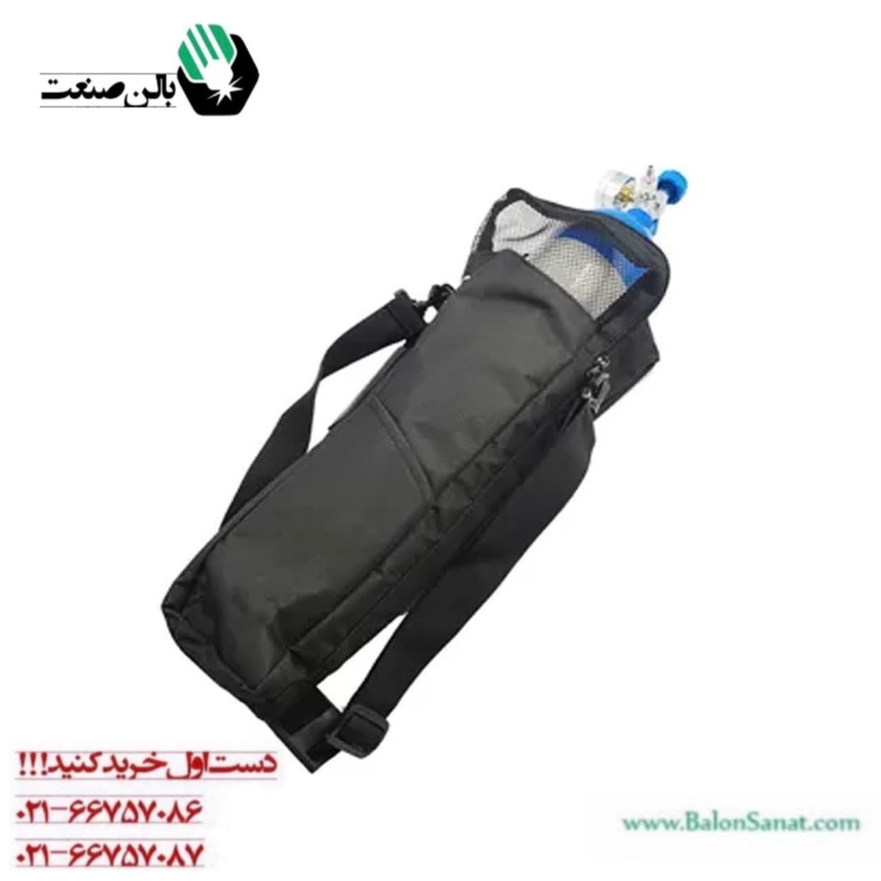 کپسول اکسیژن 2 لیتری کوله ای آلومینیوم — تصویر ۸