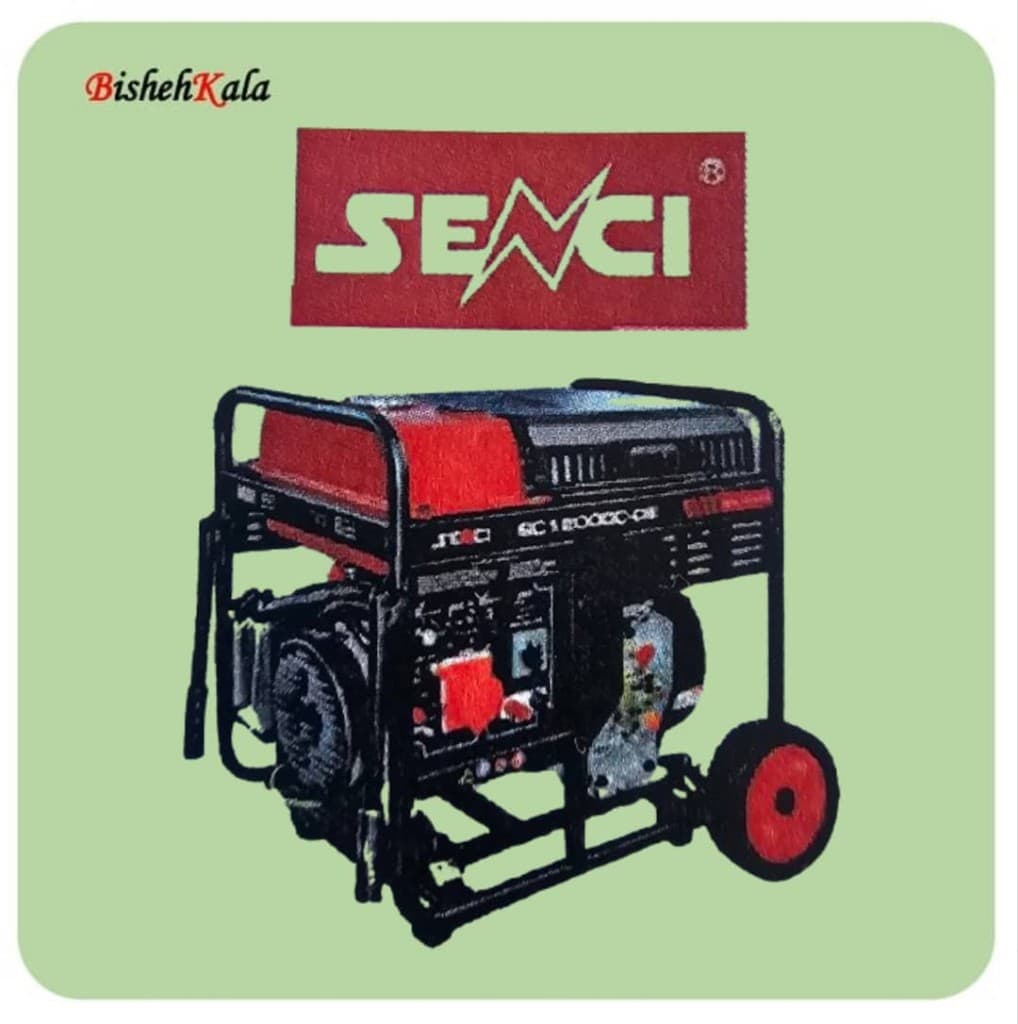 موتور برق دیزل اوپن استارتی 8500 وات SENCI سنسی مدل SCD12000CE کد(1)