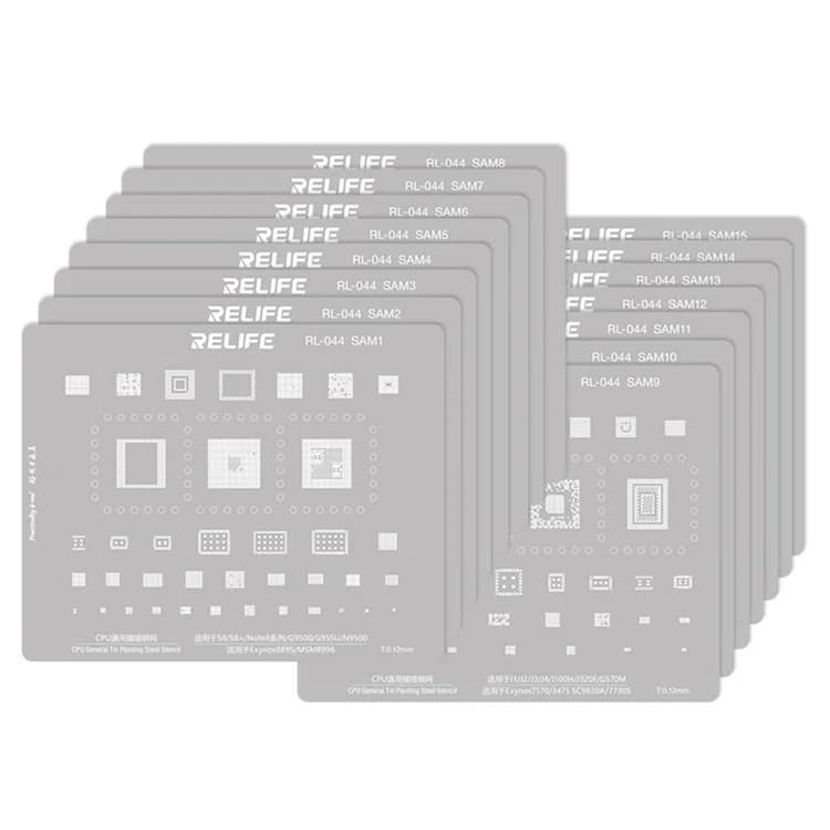 شابلون سری سامسونگ SAM1 تا SAM15 ریلایف RL-044