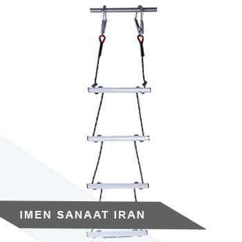 نردبان طنابی اضطراری پایه آلومینیومی