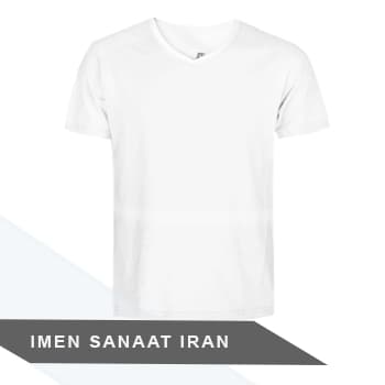 تی شرت یقه هفت آستین کوتاه
