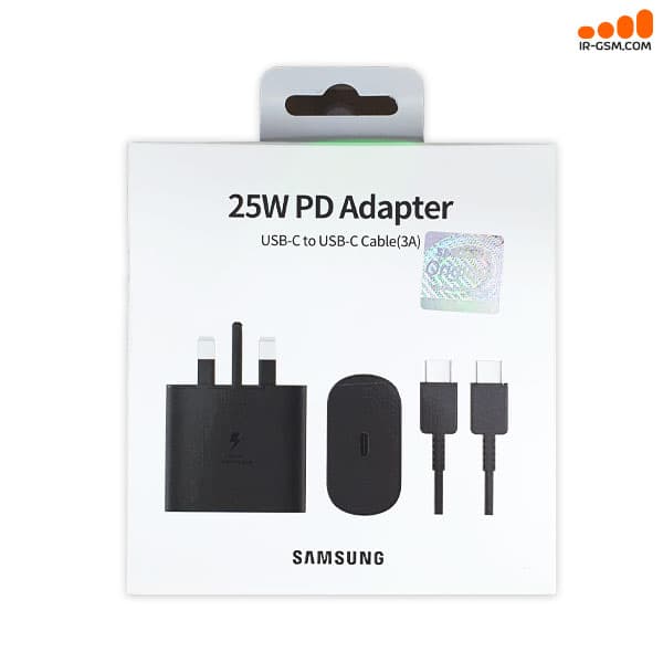 شارژر اورجینال سامسونگ با کابل FAST CHARGE SAMSUNG 25W