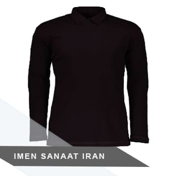 تی شرت یقه دار آستین بلند
