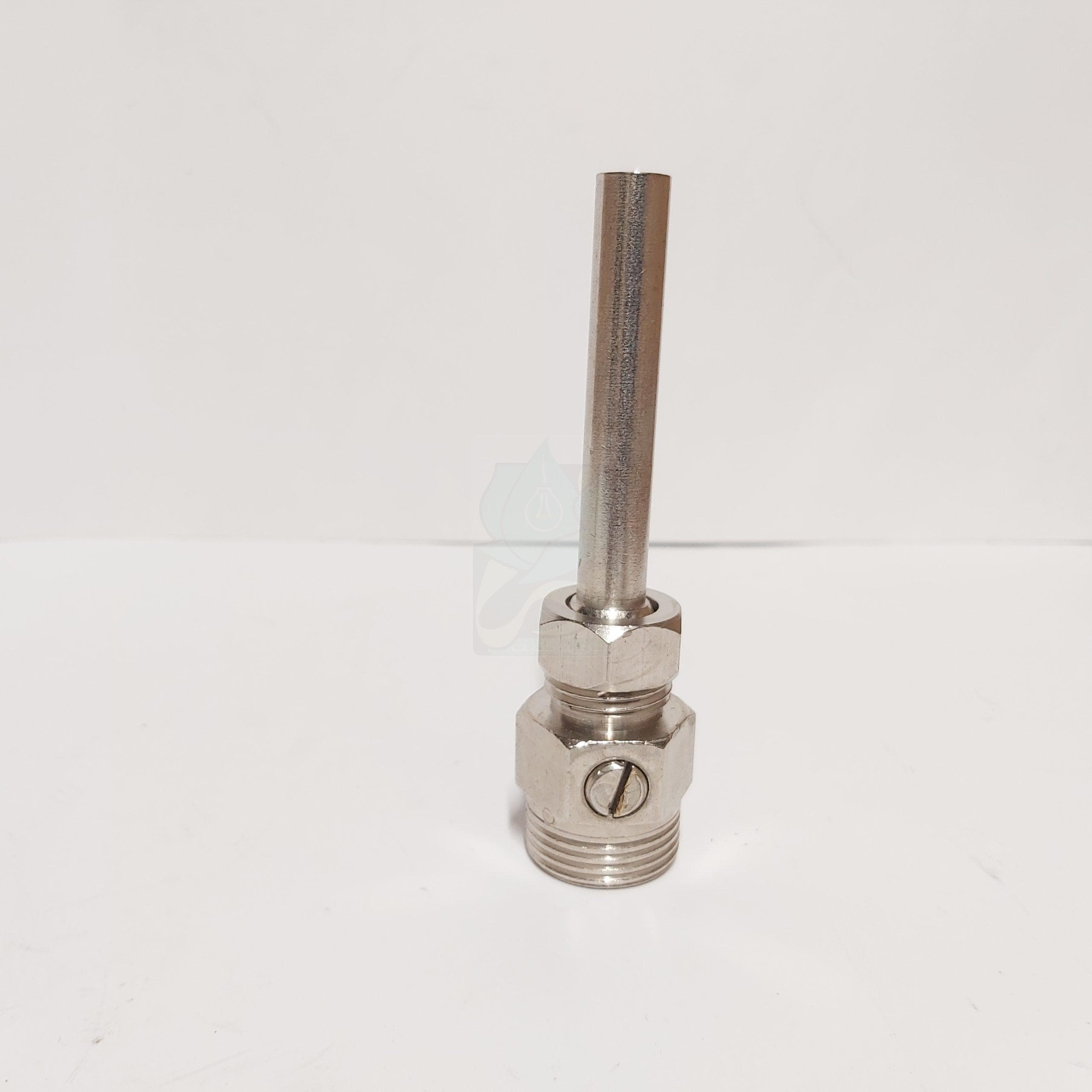 نازل کومیت آبکاری کروم شیردار روپیچ 3/4 اینچ خروجی 6 میلیمتر مدل NKKR3/4-6MS