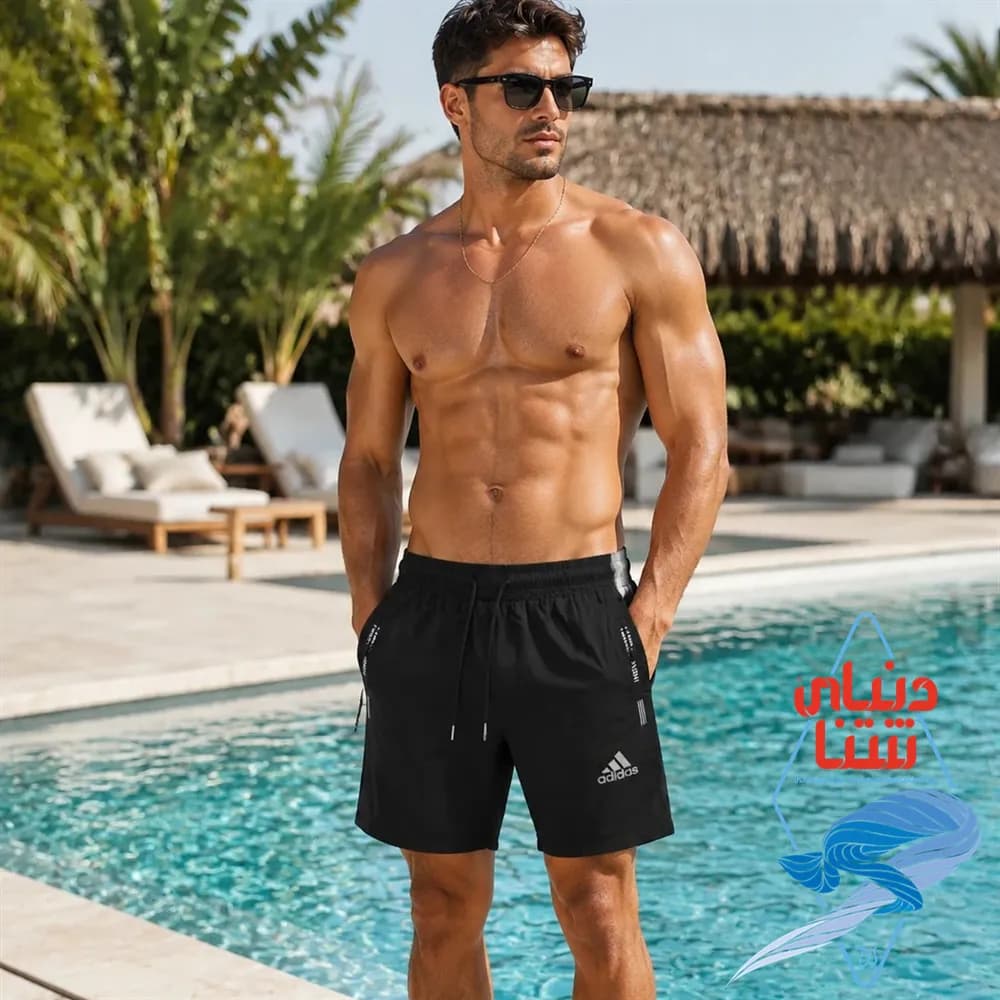 مایو مردانه شلوارکی ADIDAS کد 4619 — تصویر ۳