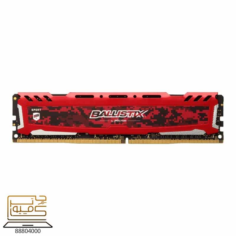 رم دسکتاپ مدل BALLISTIX 8GB 3000MHZ SPORT RED